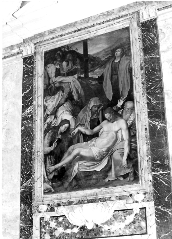 deposizione di Cristo dalla croce (dipinto) di Van den Broeck Hendrik detto Arrigo Fiammingo (seconda metà sec. XVI)