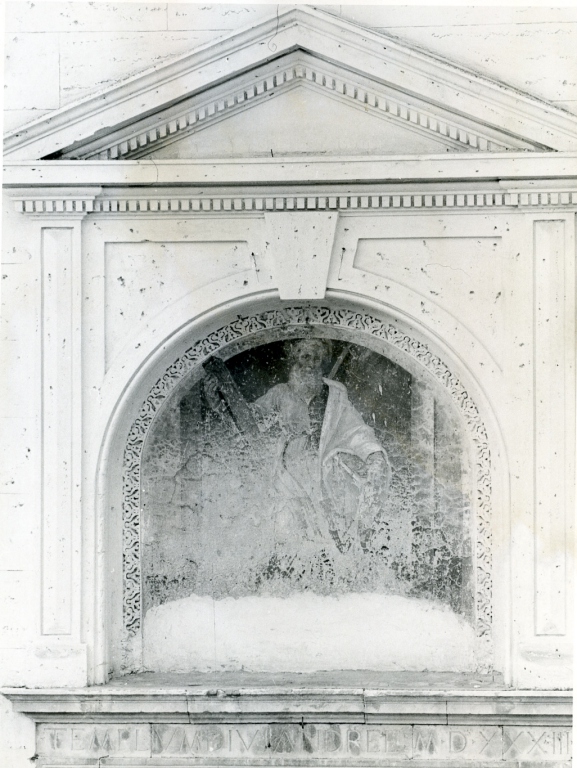 Sant'Andrea Apostolo (dipinto) di Cesari Giuseppe detto Cavalier d'Arpino (cerchia) (primo quarto sec. XVII)