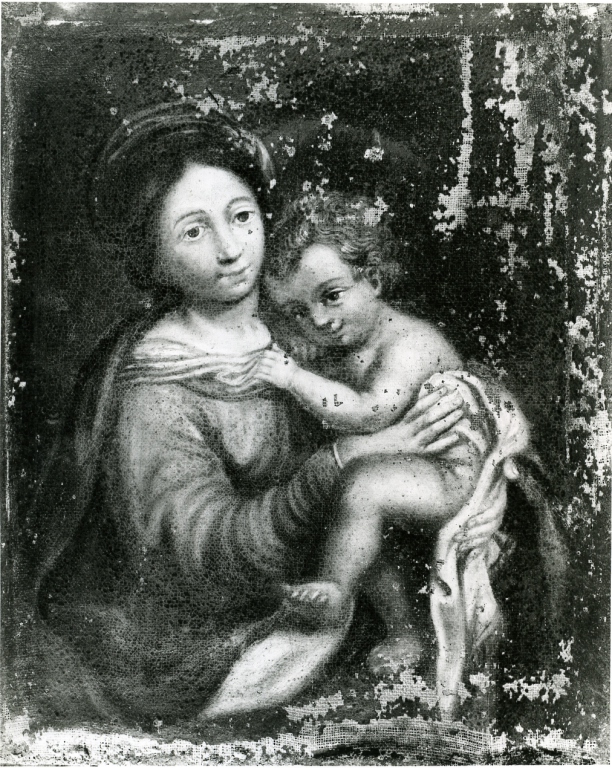 Madonna con Bambino (dipinto) - ambito laziale (fine sec. XVIII)