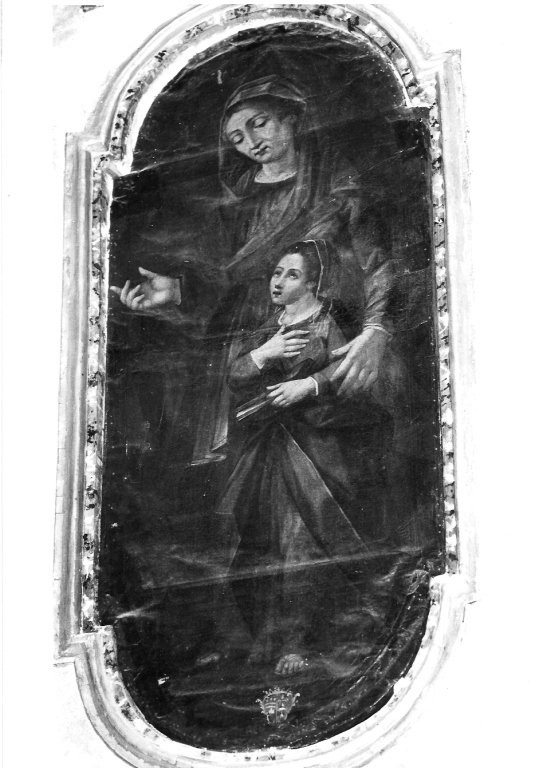 Maria Vergine bambina e Sant'Anna (dipinto) - ambito laziale (ultimo quarto sec. XVIII)