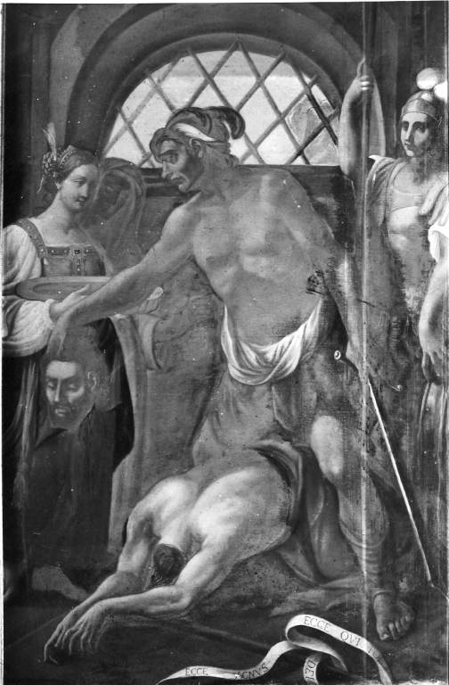 decapitazione di San Giovanni Battista (dipinto) di Vasari Giorgio (maniera) (terzo quarto sec. XVI)