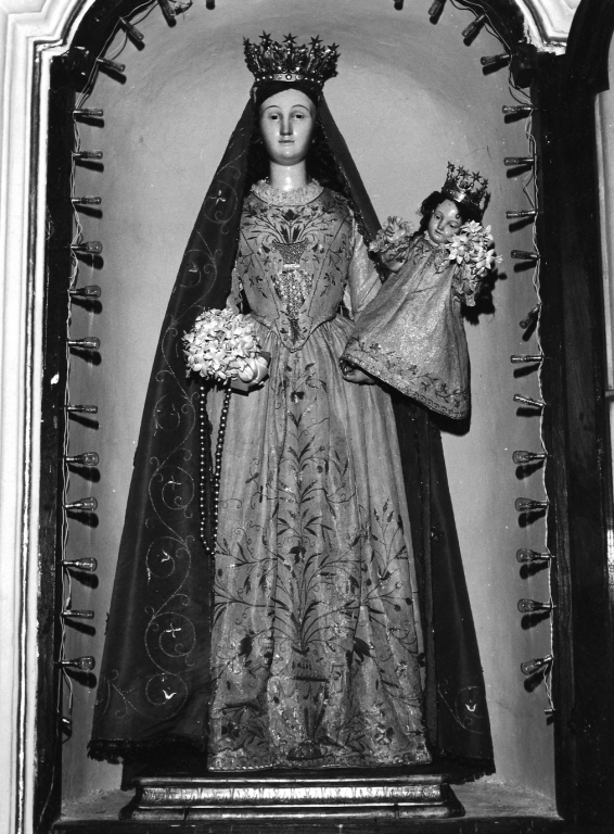 Madonna con Bambino (statua) - ambito Italia meridionale (sec. XVIII)