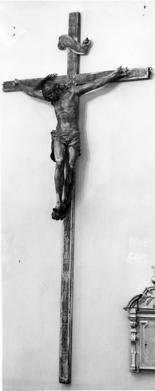 Cristo crocifisso (croce d'altare) - ambito romano (metà sec. XVIII)