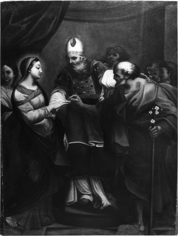 Sposalizio di Maria Vergine (dipinto) - ambito laziale (sec. XVIII)