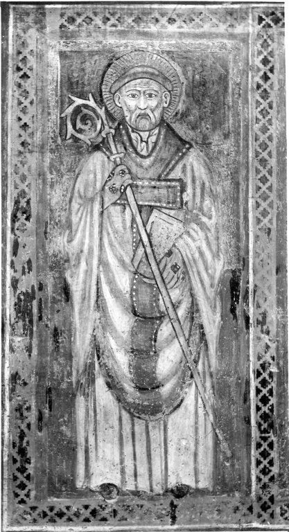 santo vescovo (dipinto) - ambito viterbese (sec. XIV)