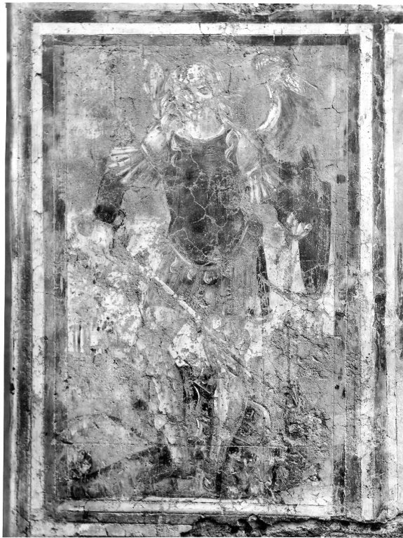 San Michele Arcangelo combatte il drago (dipinto) - ambito tosco-umbro (sec. XV)