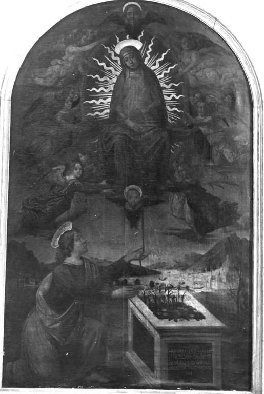 assunzione della Madonna (dipinto) - ambito viterbese (inizio sec. XVI)