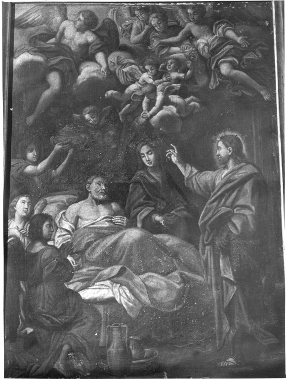 morte di San Giuseppe (dipinto) - ambito laziale (sec. XVIII)