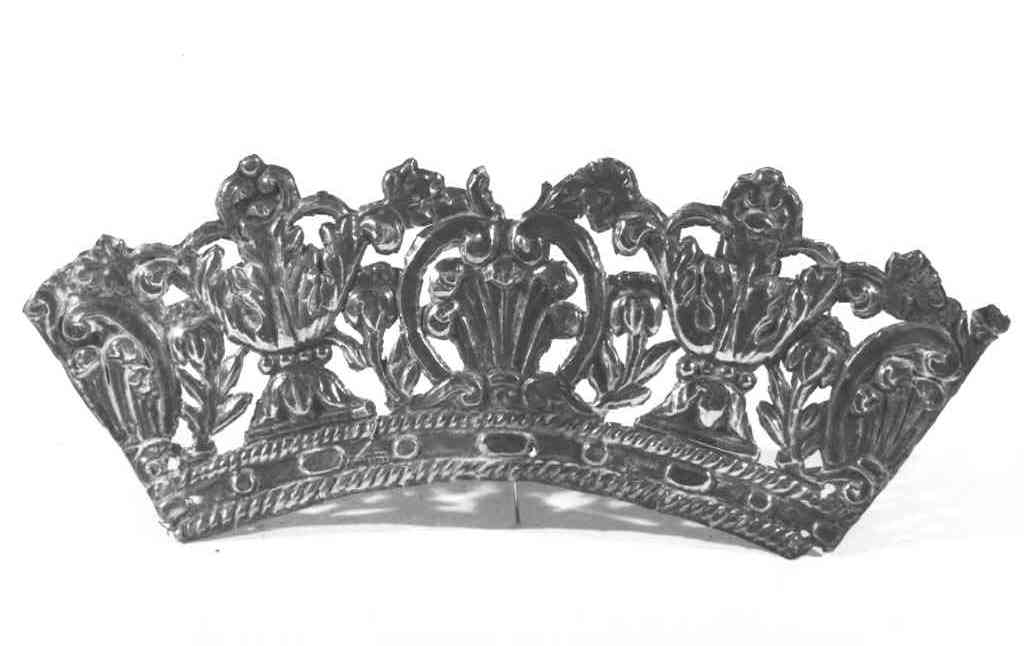 corona da dipinto - manifattura laziale (sec. XVIII)
