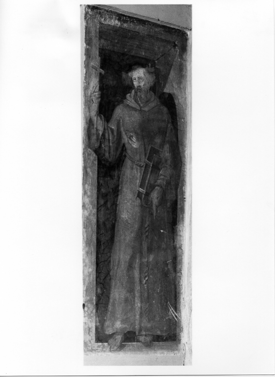 San Francesco d'Assisi (dipinto, pendant) - ambito laziale (fine/inizio secc. XVI/ XVII)