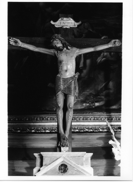 Cristo crocifisso (statua) - manifattura laziale (fine/inizio secc. XVII/ XVIII)