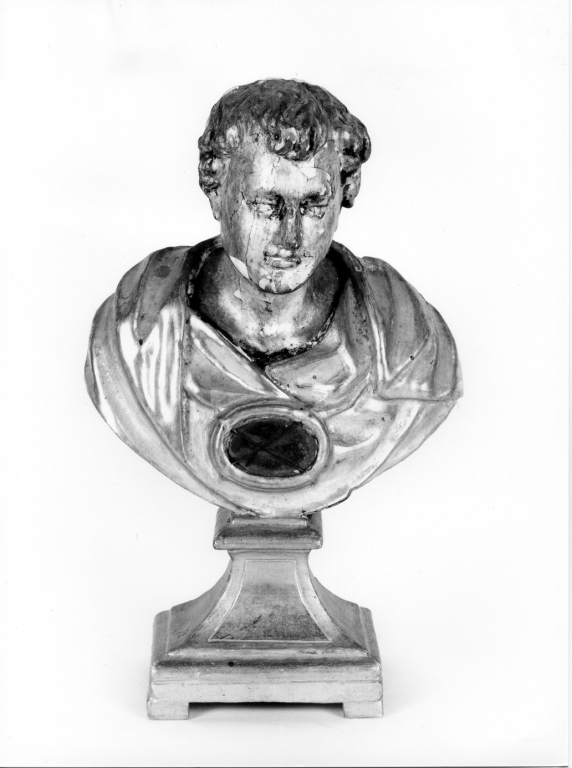Santo (reliquiario - a busto) - manifattura laziale (metà sec. XVII)