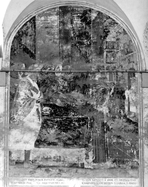 San Francesco d'Assisi e l'avaro spoletino (dipinto, ciclo) - ambito laziale (fine sec. XVII)