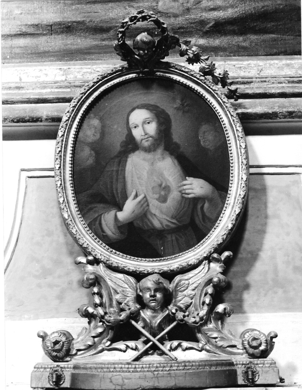 Sacro Cuore di Gesù (dipinto) - ambito laziale (fine sec. XVIII)