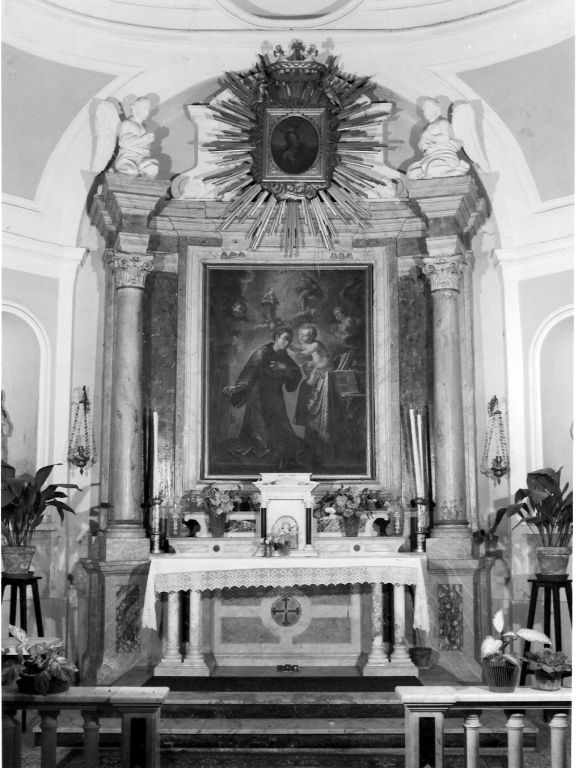 altare maggiore, insieme - ambito laziale (seconda metà sec. XVII)