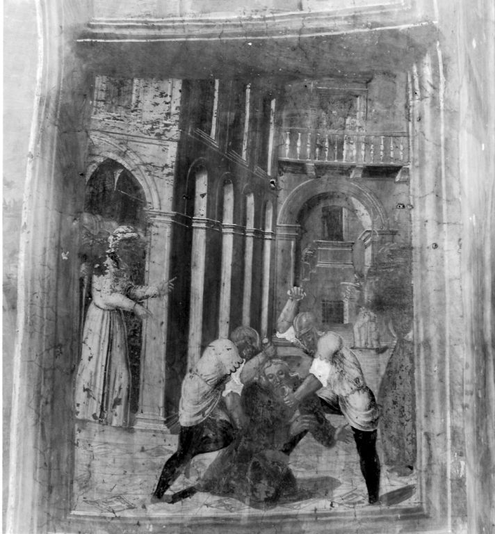 Sant'Andrea condotto al martirio (dipinto, ciclo) di Torresani Alessandro (sec. XVI)