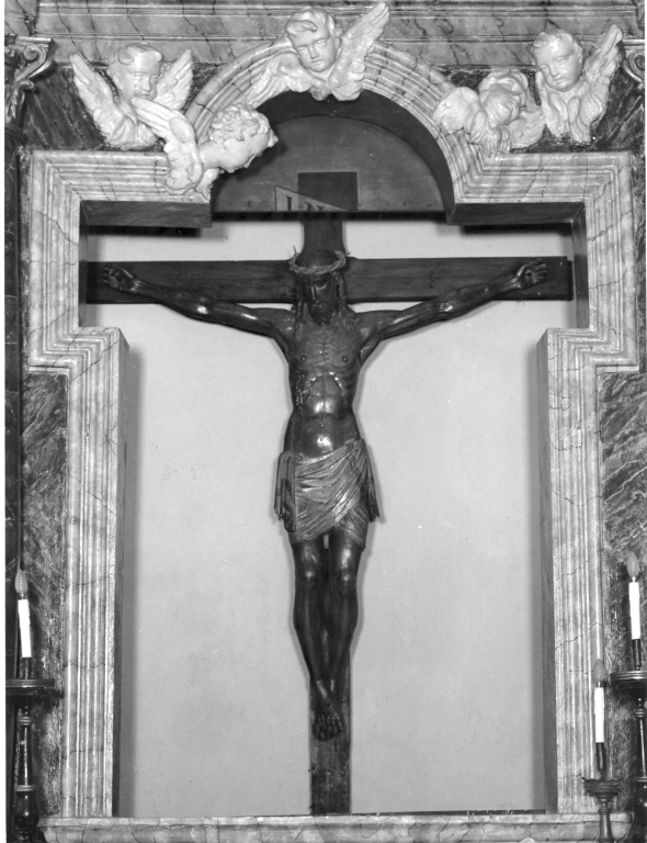 Cristo crocefisso (croce d'altare) - ambito Italia centrale (sec. XIV)