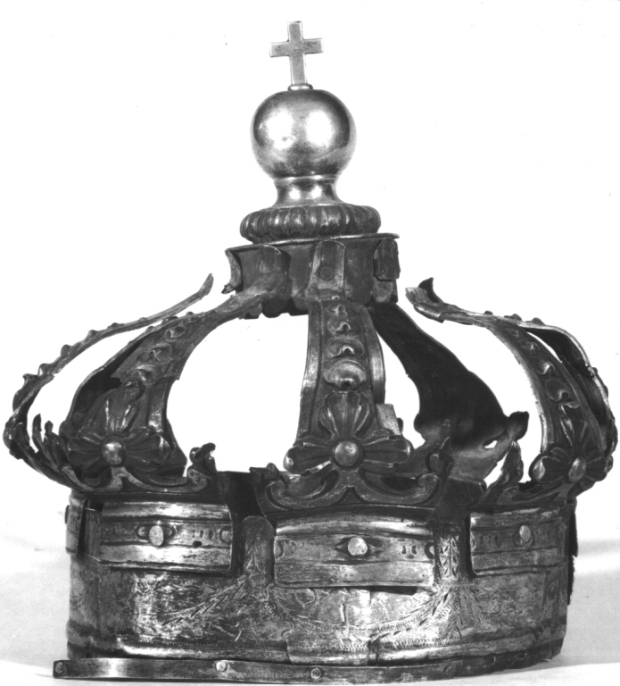corona da statua - ambito laziale (sec. XVIII)