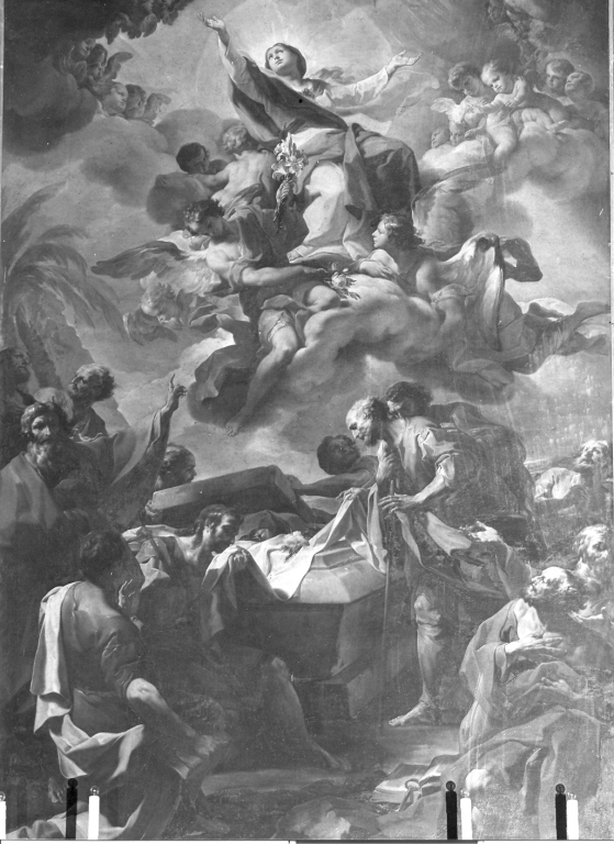 L'Assunta, assunzione della Madonna (dipinto) di Giaquinto Corrado (sec. XVIII)
