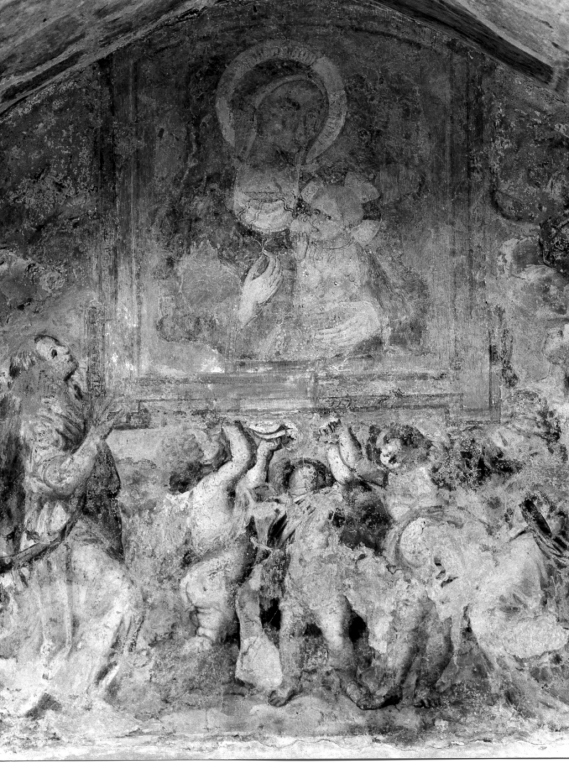 angeli adoranti (dipinto) - ambito umbro (fine/inizio secc. XV/ XVI)
