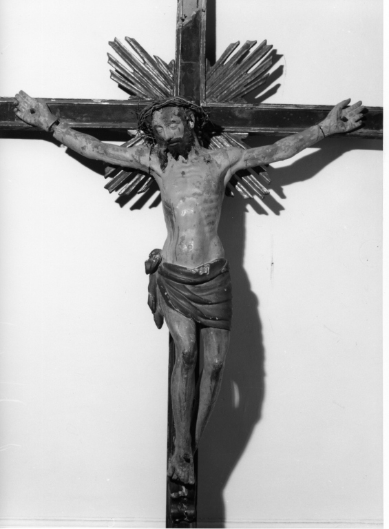 Cristo crocifisso (scultura) - ambito laziale (sec. XVIII)