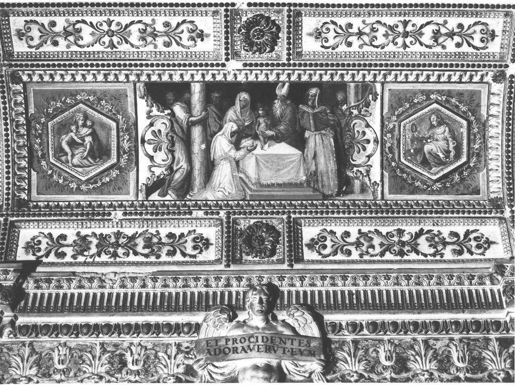 circoncisione di Gesù Bambino (dipinto, ciclo) di Zuccari Taddeo (cerchia), Zuccari Federico (cerchia) (seconda metà sec. XVI)