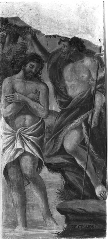 battesimo di Cristo (dipinto) - ambito laziale (prima metà sec. XVII)
