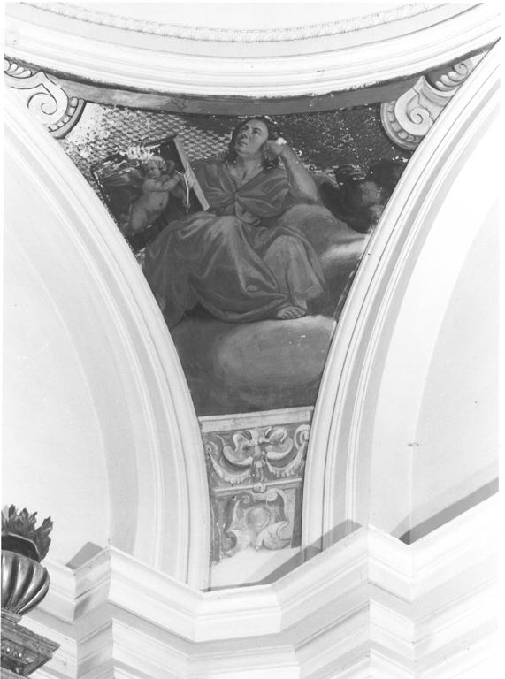 San Giovanni Evangelista (dipinto, ciclo) di Manenti Vincenzo (scuola) (sec. XVII)