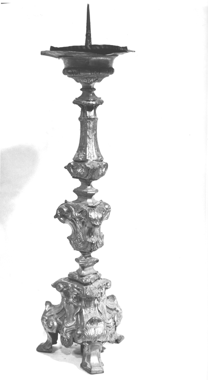candeliere, serie - ambito romano (sec. XVIII)