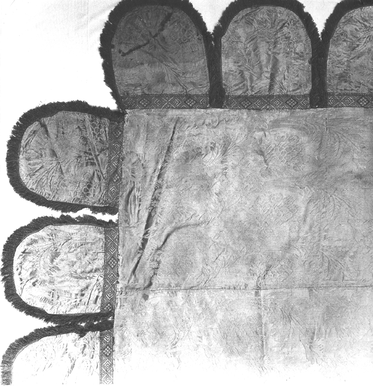 cielo di baldacchino - manifattura romana (metà sec. XIX)