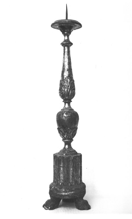candeliere, serie - manifattura laziale (secc. XVIII/ XIX)