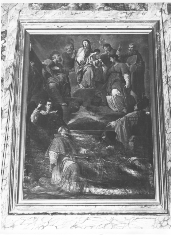 Madonna con Bambino e Santi (dipinto) - ambito romano (fine/inizio secc. XVIII/ XIX)