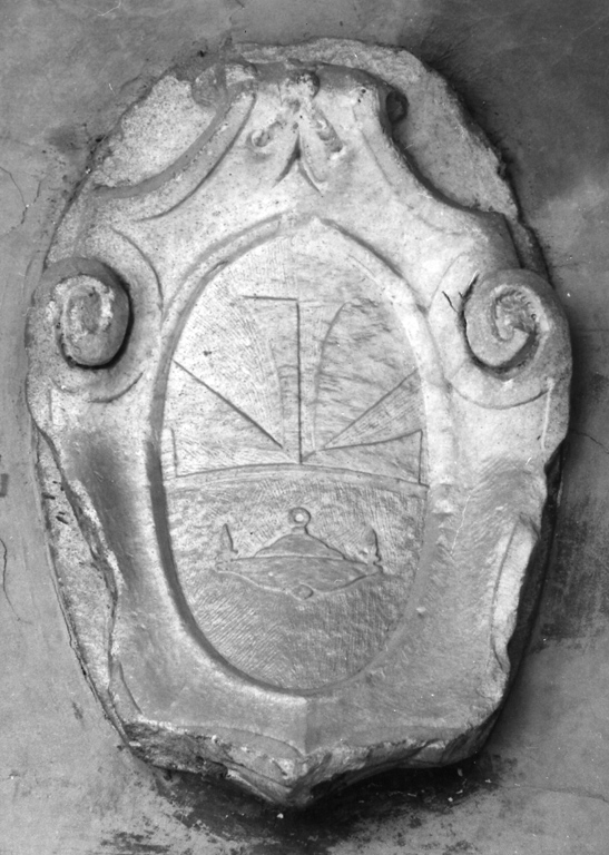 stemma religioso (rilievo) - ambito laziale (secc. XVII/ XX)