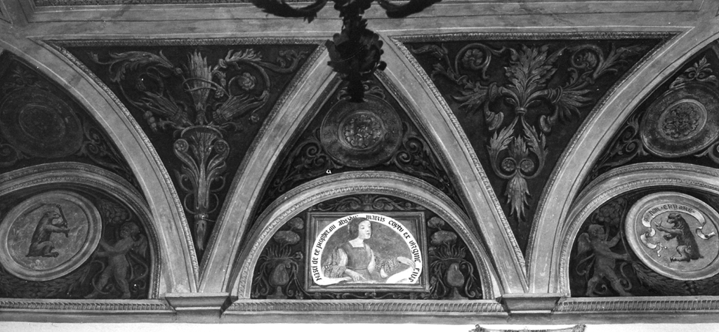 vergine (decorazione pittorica, complesso decorativo) - ambito laziale (fine/inizio secc. XV/ XIX)