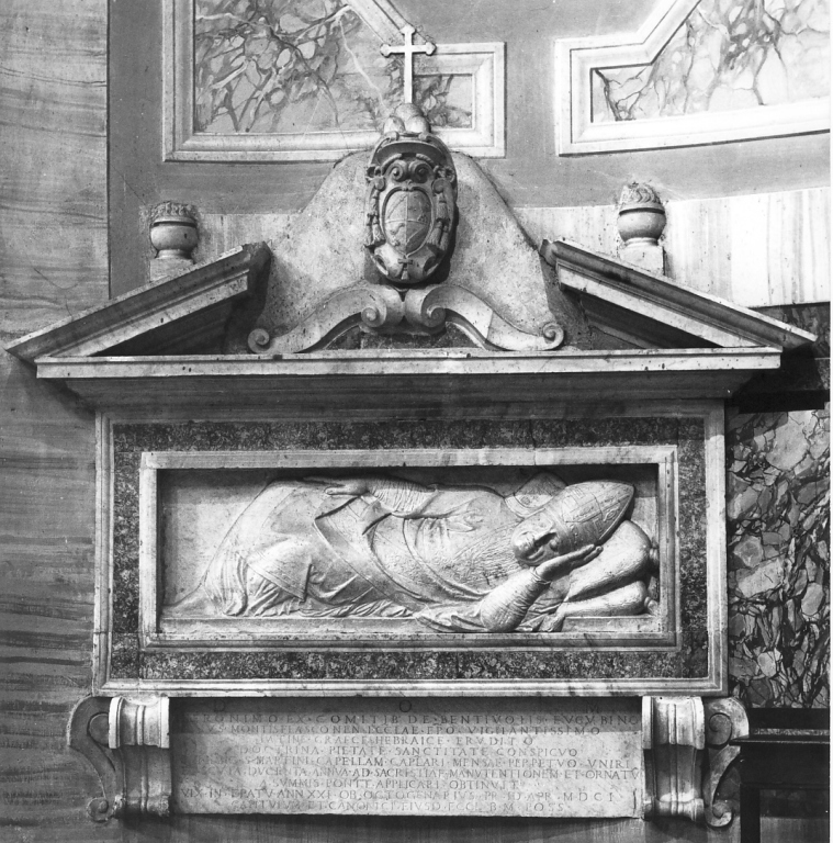 monumento funebre - ambito laziale (sec. XVII)