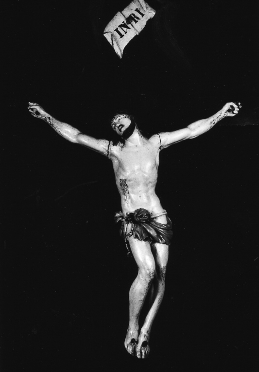 Cristo sulla croce (crocifisso) - ambito laziale (metà sec. XVII)