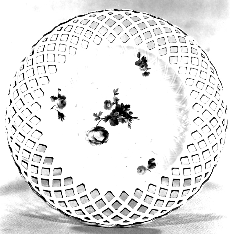 piatto - manifattura di Meissen (secc. XVIII/ XIX)