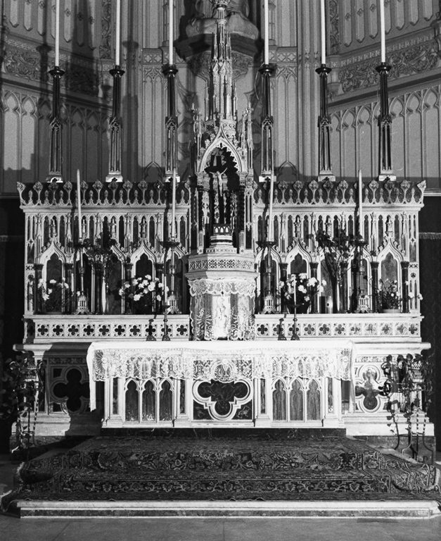 altare maggiore - ambito napoletano (seconda metà sec. XIX)