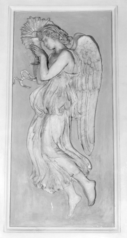 angelo con calice (rilievo) - ambito romano (sec. XX)