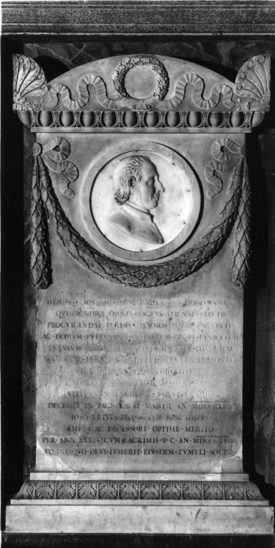 ritratto d'uomo (rilievo) - ambito romano (sec. XIX)