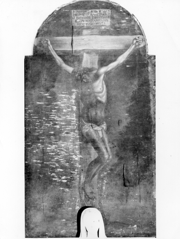 crocifissione (dipinto) - ambito laziale (sec. XVII)
