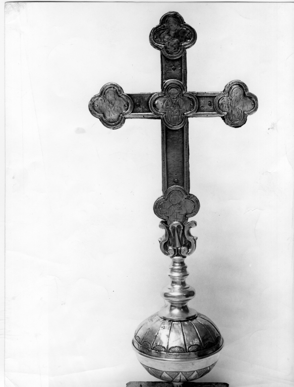 croce d'altare - ambito laziale (metà sec. XIV, sec. XVIII)