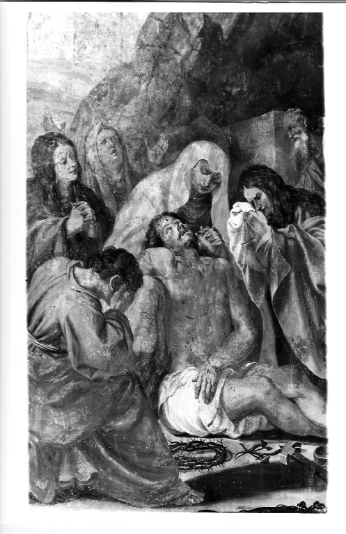 deposizione di Cristo dalla croce (dipinto) di Gentileschi Orazio (scuola) (primo quarto sec. XVII)