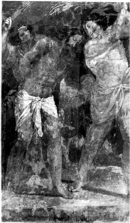 Cristo alla colonna (dipinto) di Gentileschi Orazio (scuola) (primo quarto sec. XVII)