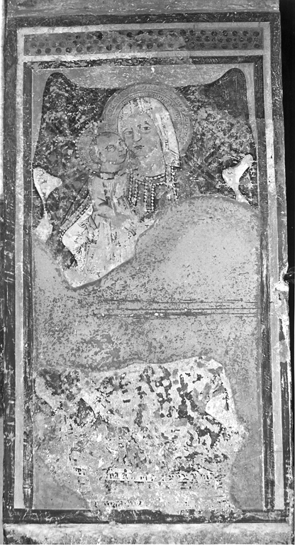 Madonna in trono con Bambino (dipinto) - ambito laziale (prima metà sec. XV)