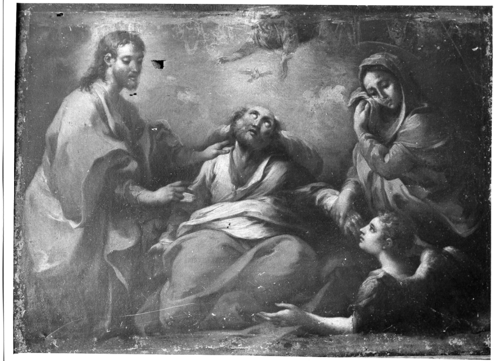 morte di San Giuseppe (dipinto) - ambito laziale (inizio sec. XVIII)