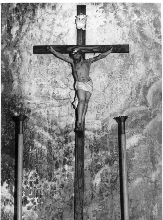 Cristo crocifisso (croce processionale) - ambito laziale (inizio sec. XIX)