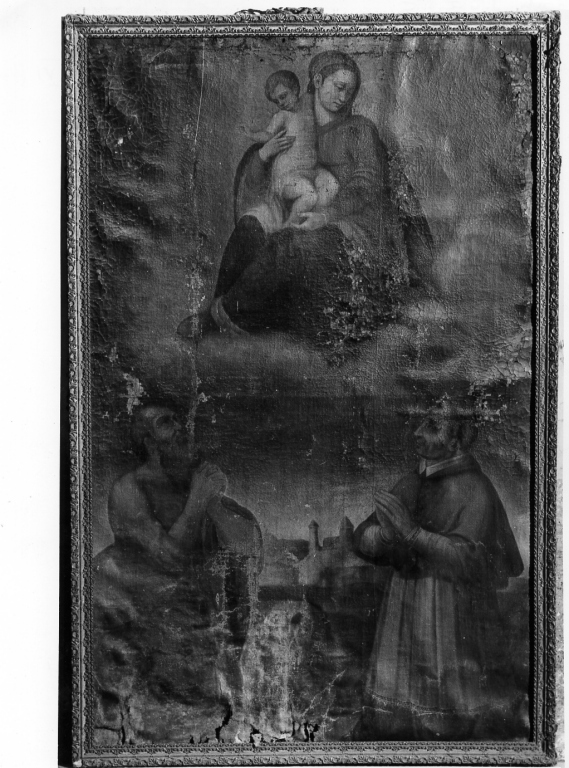 Madonna con Bambino e Santi (dipinto) - ambito laziale (fine sec. XVI)