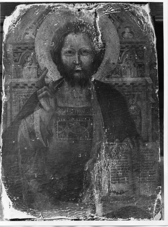 Cristo benedicente (dipinto) - ambito umbro (fine sec. XIV)