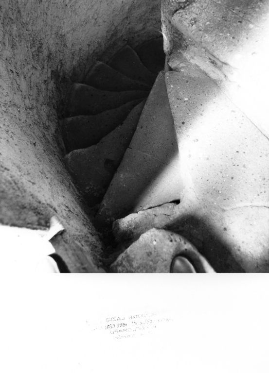 scala - a chiocciola - ambito romano (sec. XVI)